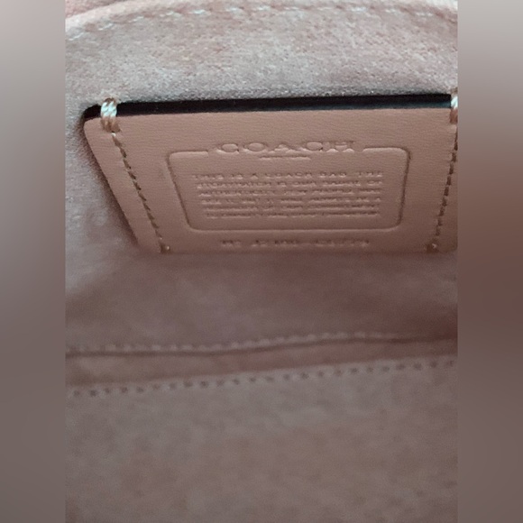 Coach Snake Embossed Trim Mini Pepper Crossbody - Picture 5 of 16